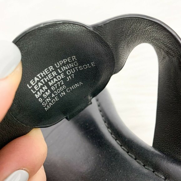 Tory Burch 9.5M Bryce Leather Flat Thong Sandals - Picture 7 of 8